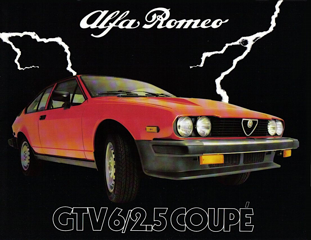 1982 Alfa Romeo GTV Brochure